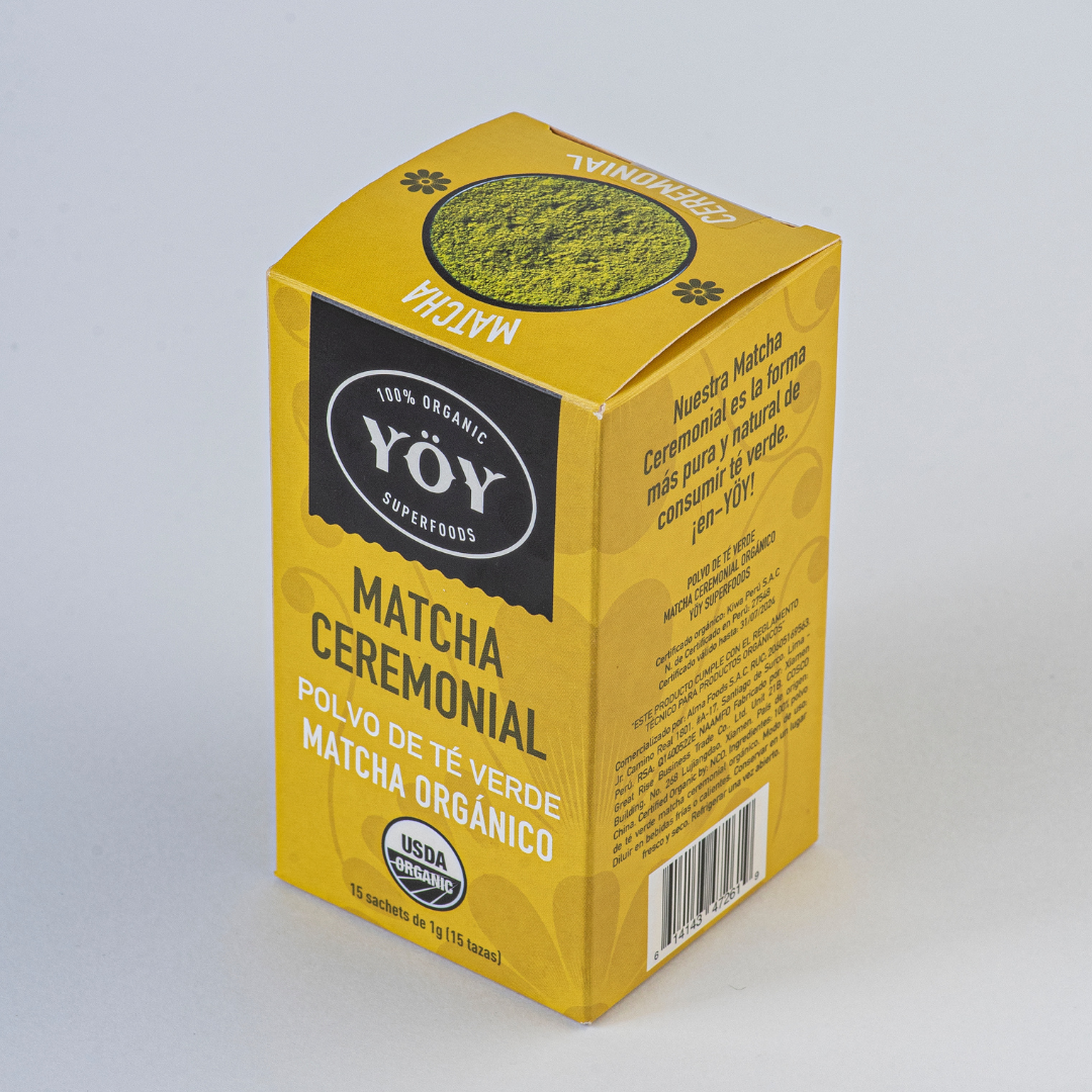Matcha Ceremonial YÖY - Caja Sachets 15 g - Pág. Web - 2