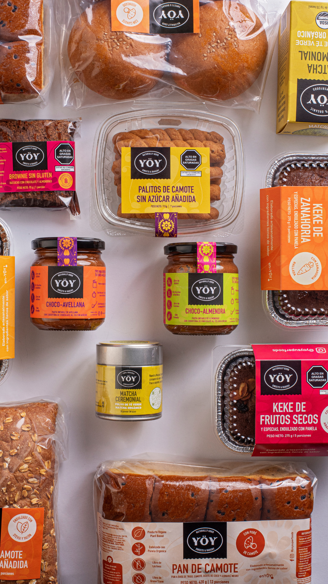 Productos Veganos Sin Azúcar Libre de Gluten YOY 2