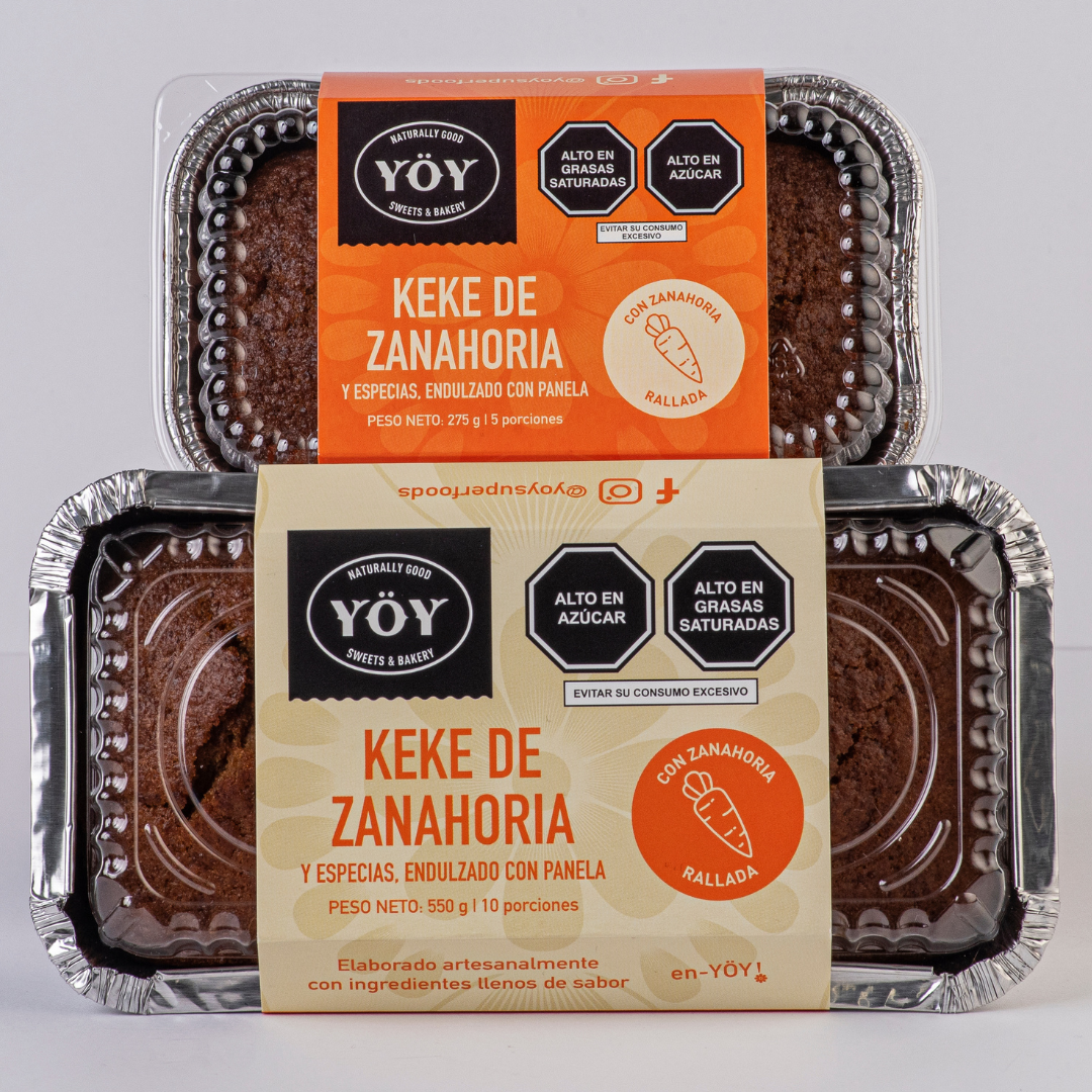 Keke Zanahoria YÖY - 550 g y 275 g - Pág Web 1