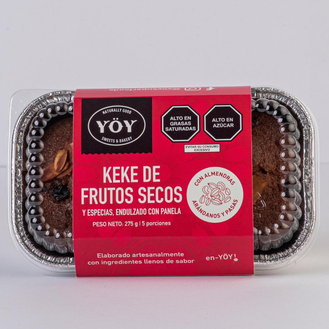Keke Frutos Secos YÖY 275 g - Pág. Web - 1