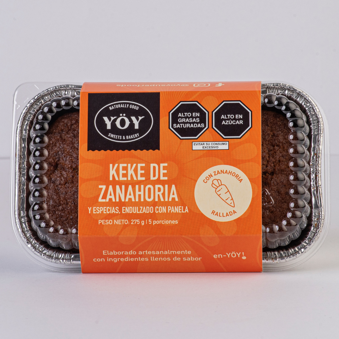 Keke Zanahoria YÖY - 275 g - Pág. Web - 1